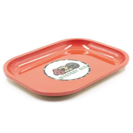 ROLLING TRAY - 420 MYSTERY BOX RED 18 X 14cm The Bong Shop