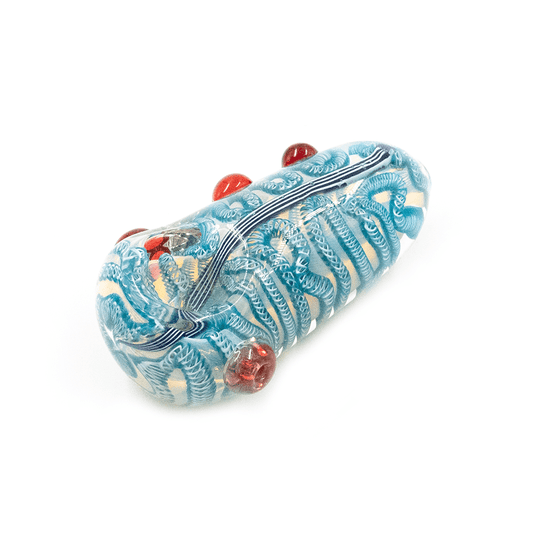 G PIPE CYLINDER MULTI CLR 3 BUMPS The Bong Shop