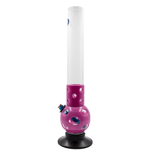 Lilac Bubble Acrylic Bong - Purple Waterfall