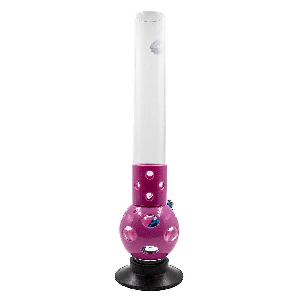 Lilac Bubble Acrylic Bong - Purple Waterfall