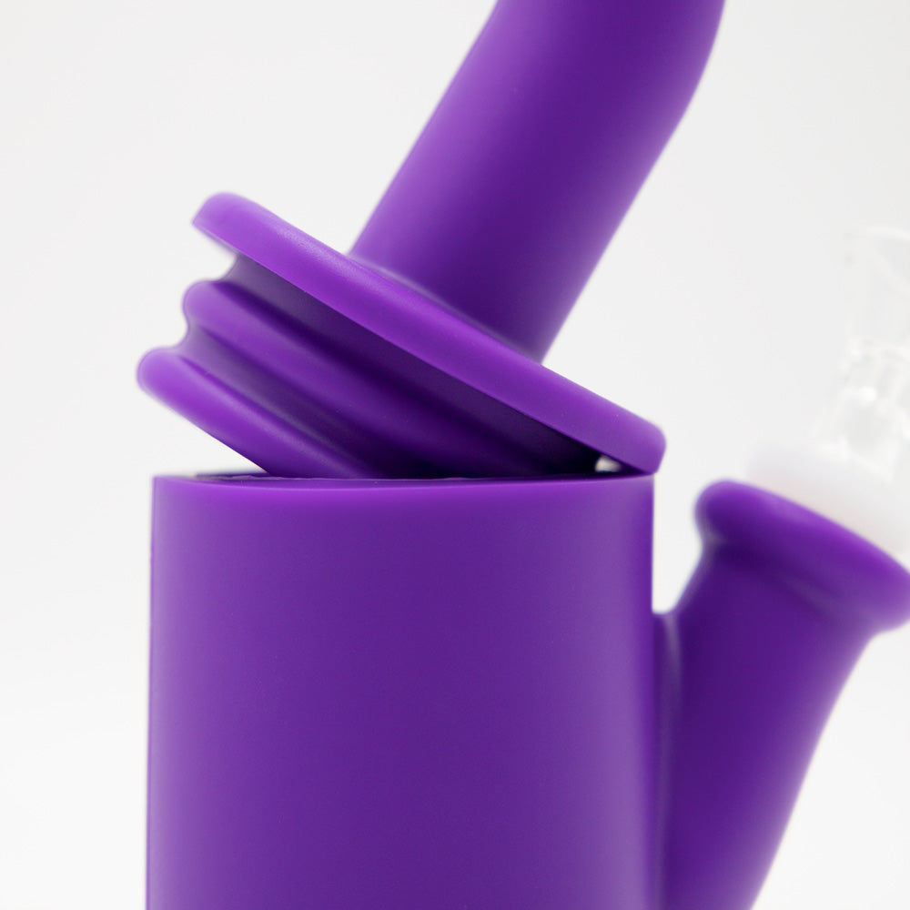 Fuel Up Silicone Bong - Purple The Bong Shop