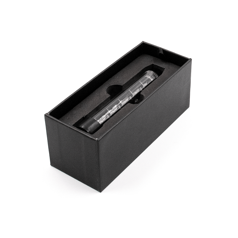 PIPE- GLASS TWIST PIPE - BLACK Puffco