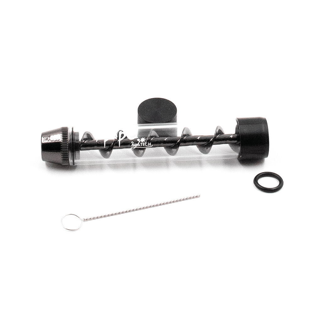 PIPE- GLASS TWIST PIPE - BLACK Puffco