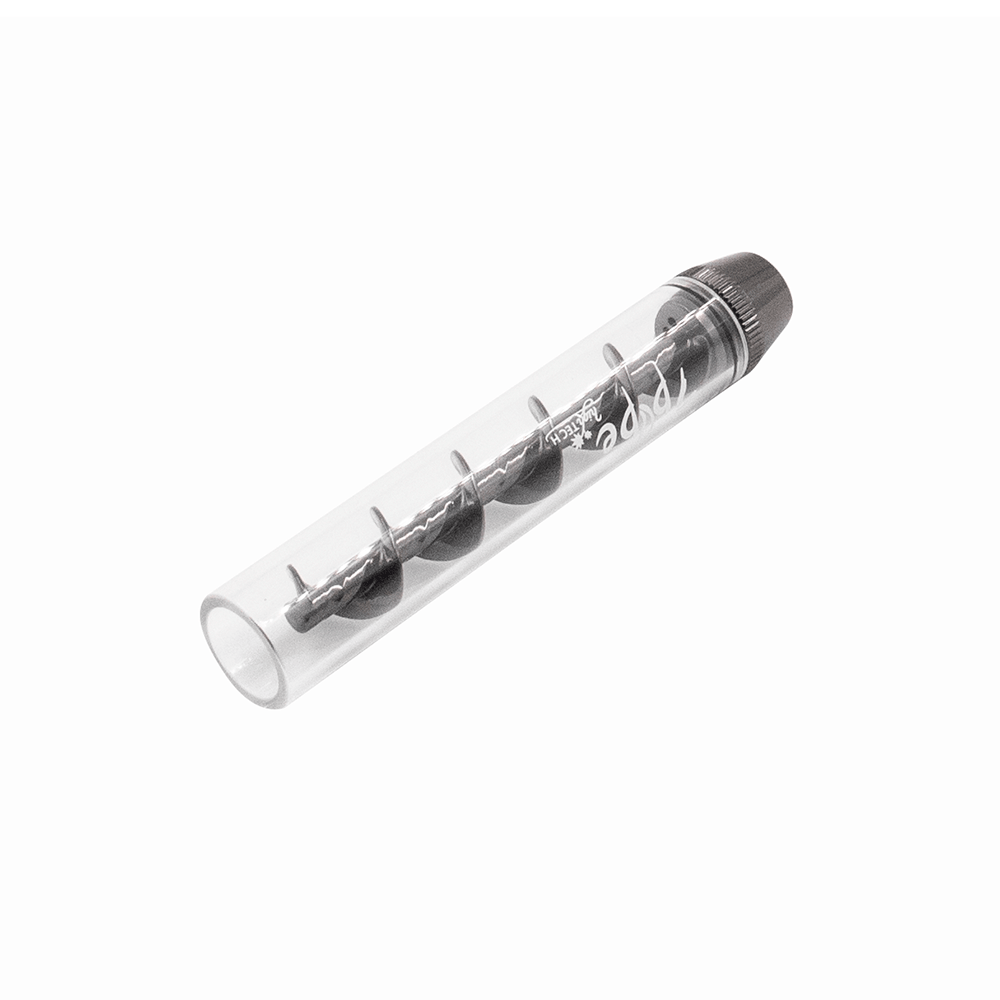 PIPE- GLASS TWIST PIPE - BLACK Puffco