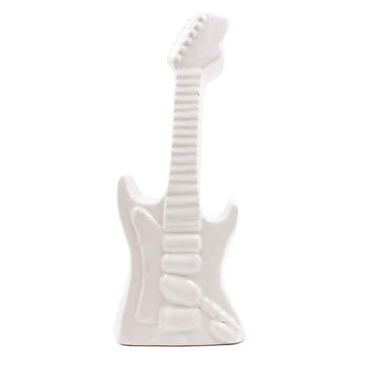 Guitar Ceramic Bong - White The Bong Shop