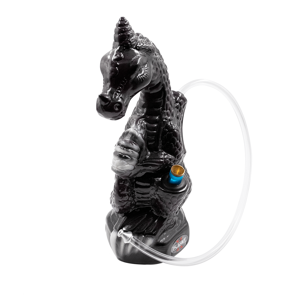 Dragon Ceramic Hose Bong - Purple The Bong Shop