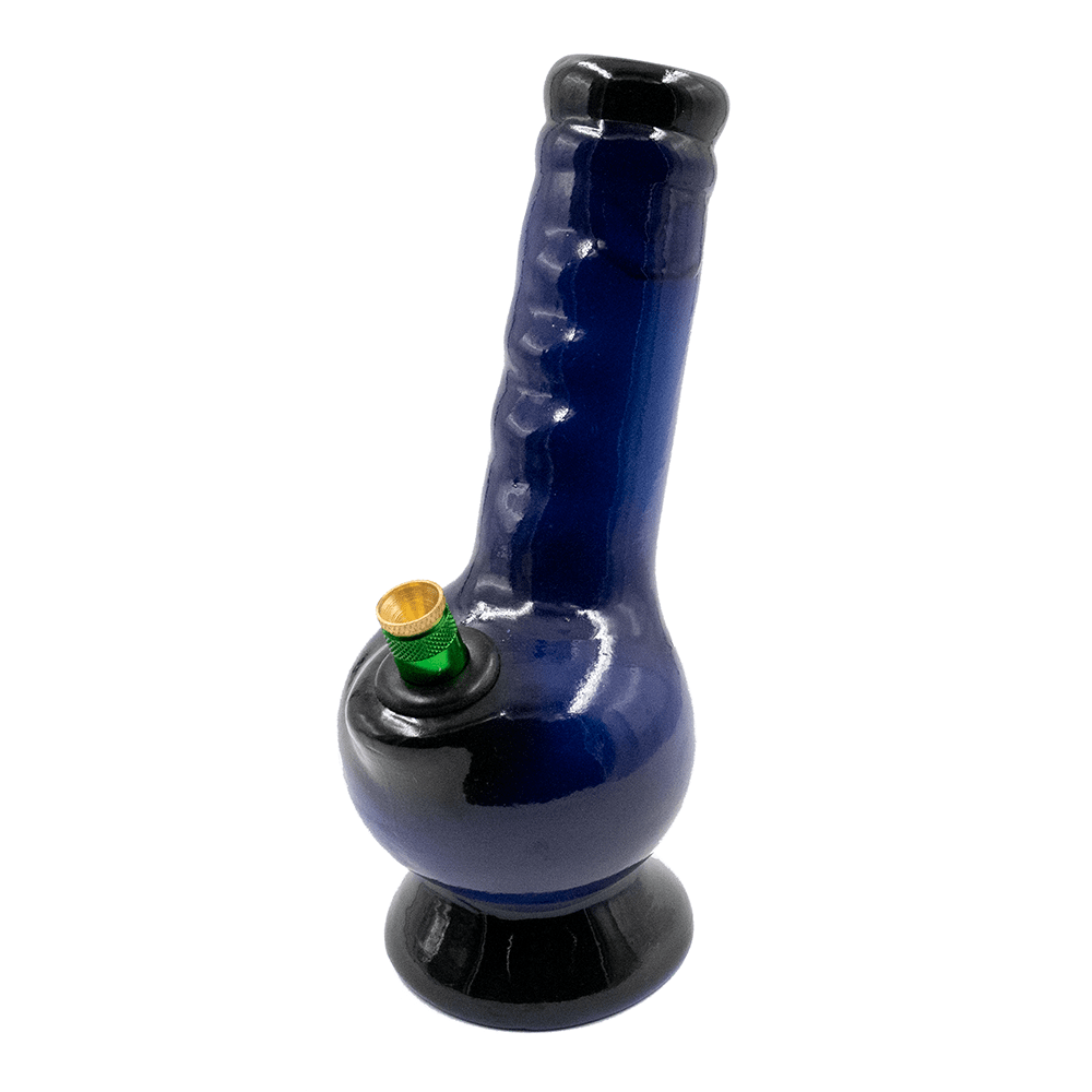 Bubble Ceramic Bong - Dark Blue The Bong Shop