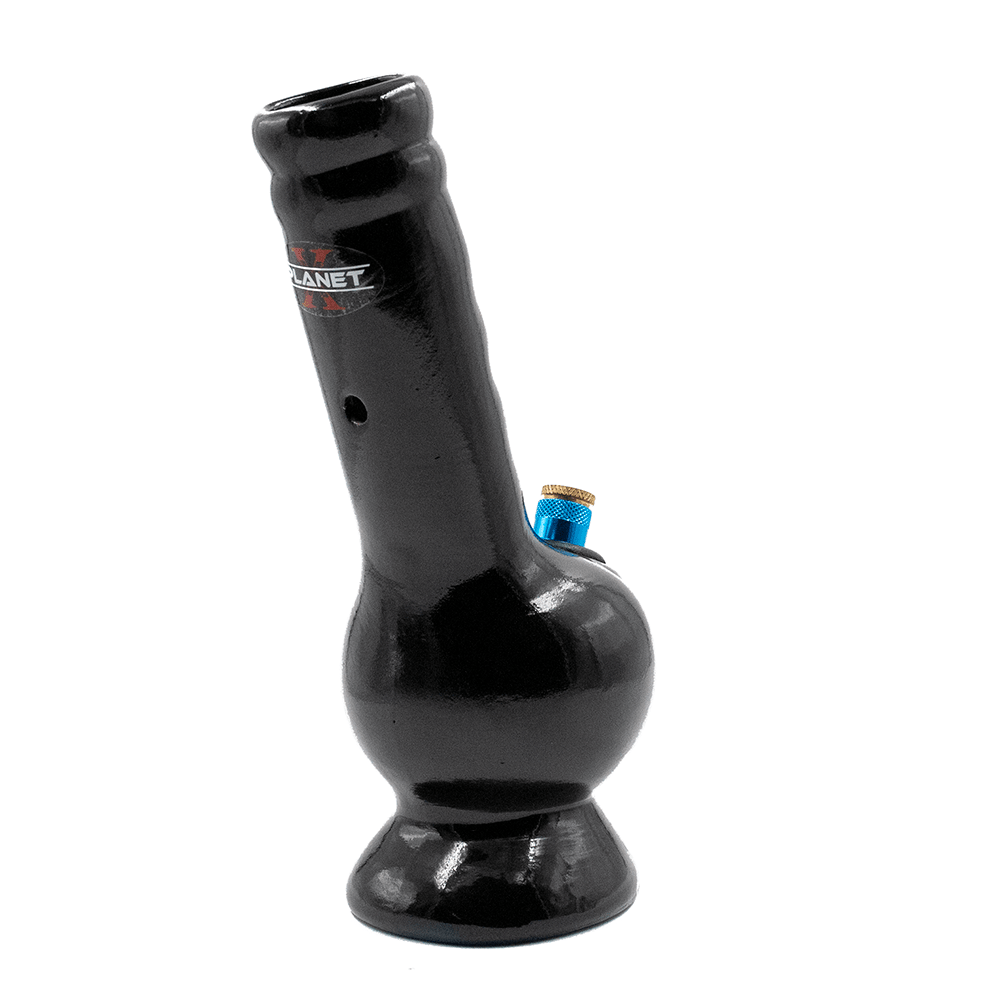 Bubble Ceramic Bong - Black The Bong Shop