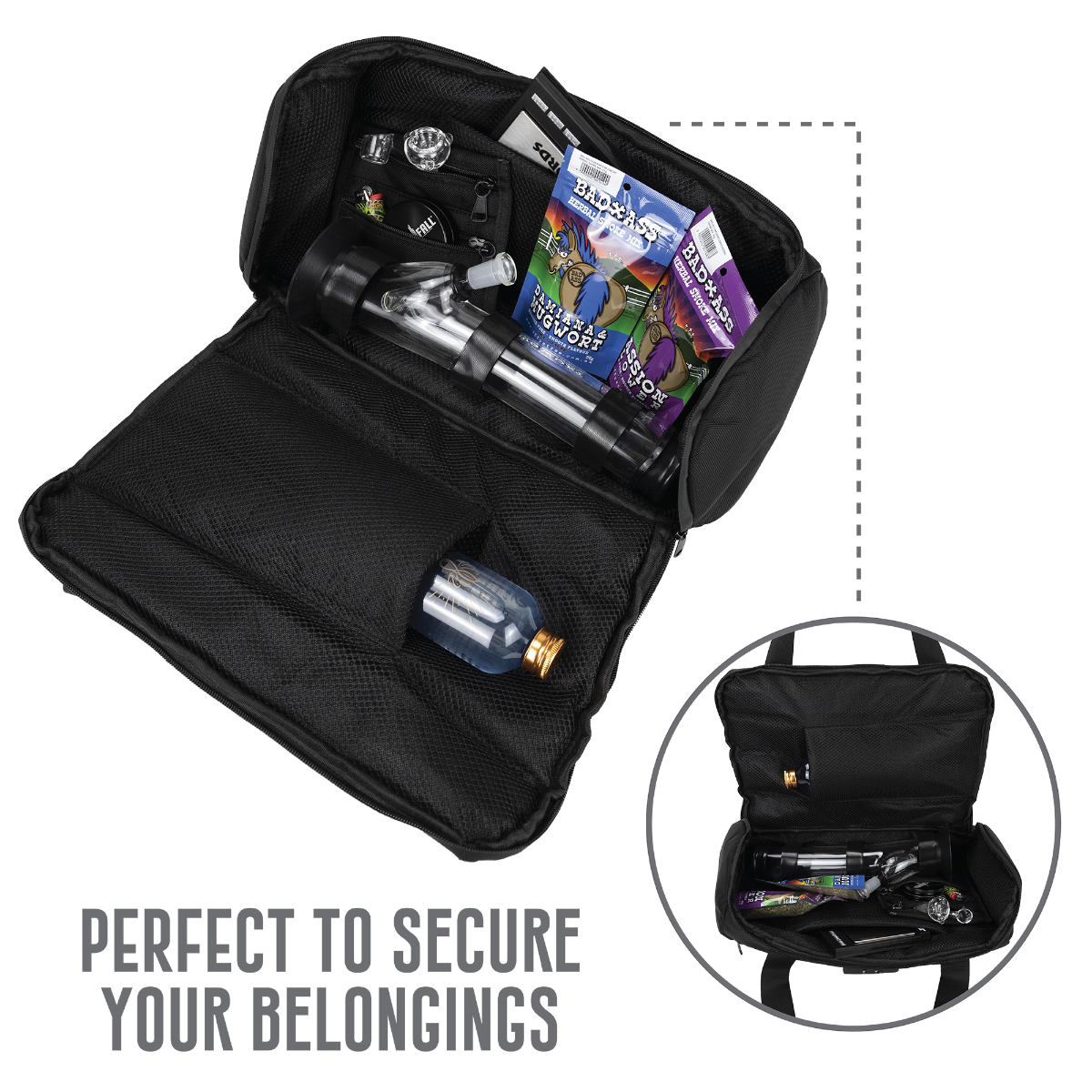 Smellproof & Lockable DL Cylinder Bag DL Bags