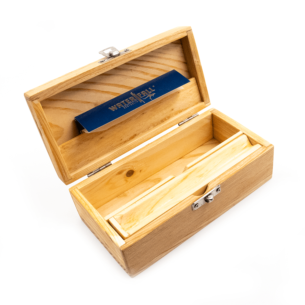 Waterfall Recycled Wood Rolling Box - Medium Waterfall