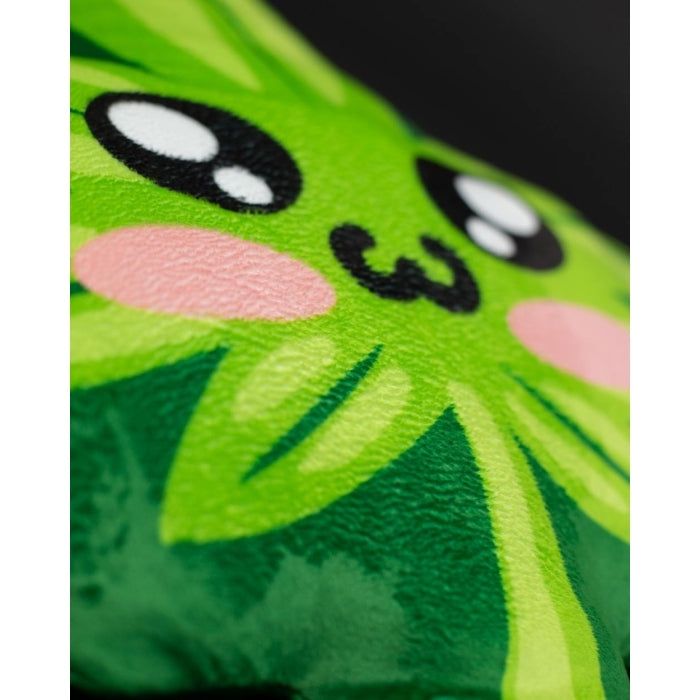 Cute Kawaii Weed Leaf Cushion Wake 'n' Bake