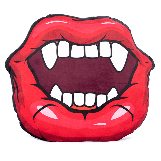 PILLOW - VAMP MOUTH 55cm X 60cm WAKE N BAKE Wake 'n' Bake