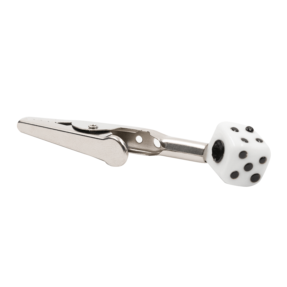 Roach Clip - Dice Glass The Bong Shop