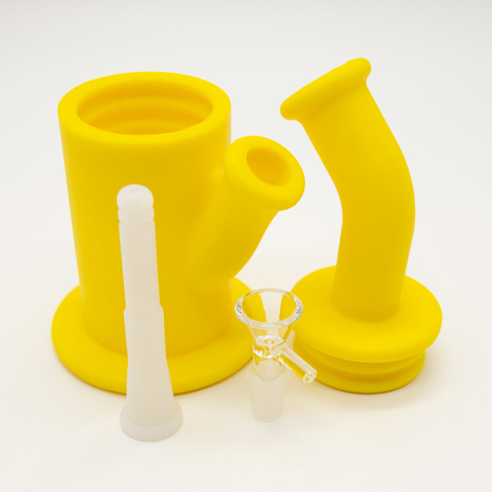 Fuel Up Silicone Bong - Yellow The Bong Shop