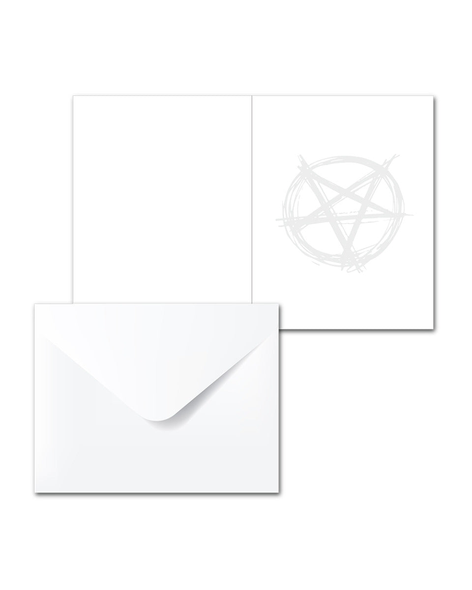 GREETING CARD - SATAN LOVES YOU WAKE N BAKE Wake 'n' Bake