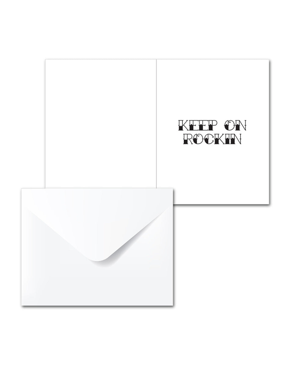 GREETING CARD - YOU ROCK BLUE WAKE N BAKE Wake 'n' Bake