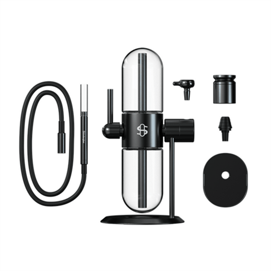 GLASS PIPE - STUNDENGLASS BLACK Stündenglass