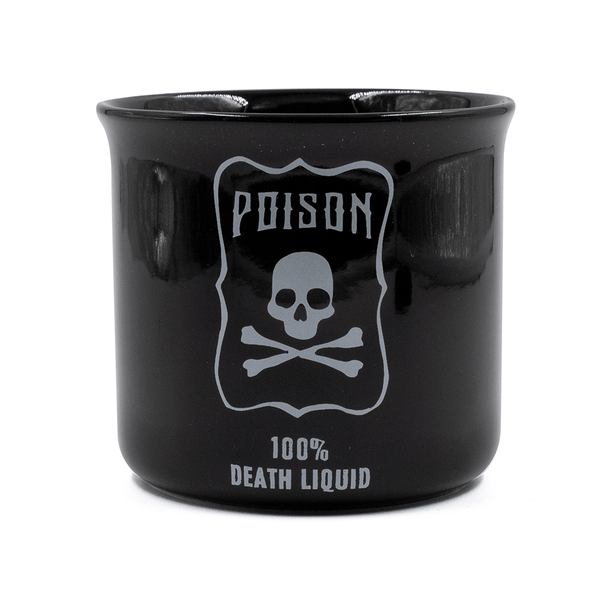 Poison 100% Death Liquid Black Mug Wake 'n' Bake