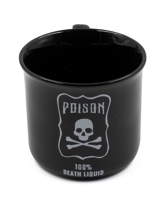 Poison 100% Death Liquid Black Mug Wake 'n' Bake
