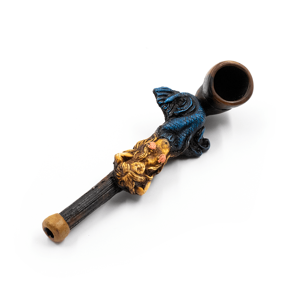 PIPE - MERMAID IN BIKINI TOP HAND CRAFTED 12cm The Bong Shop