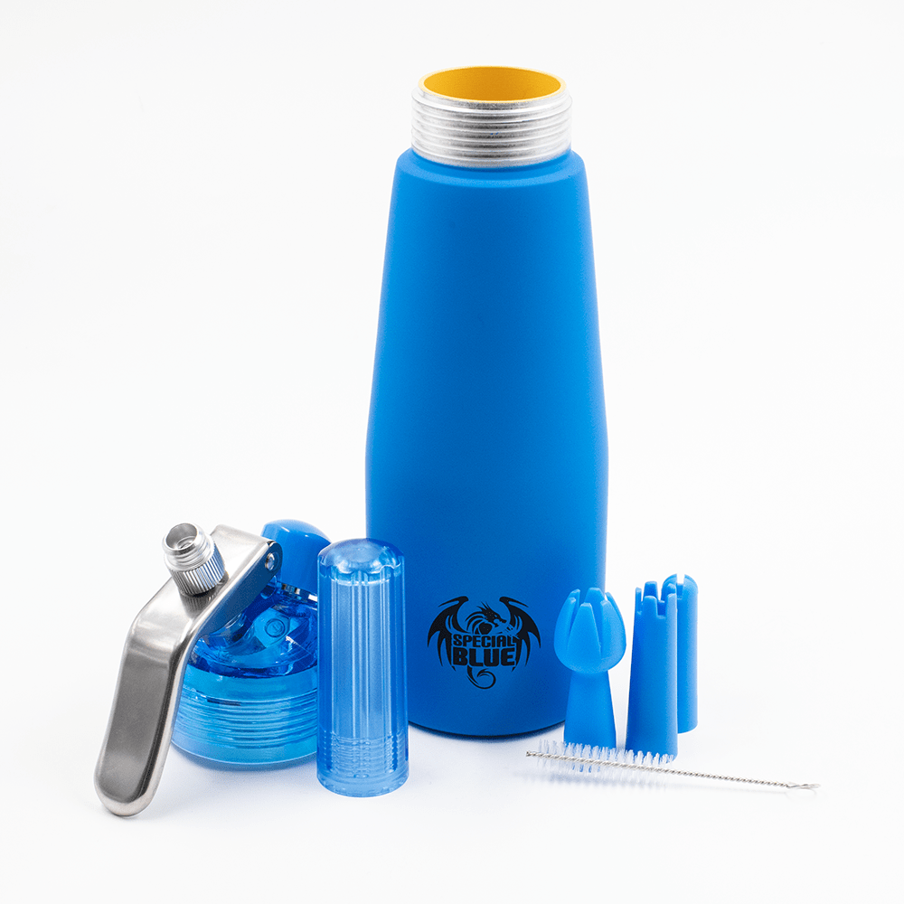 CREAM DISPENSER - 473ml BLUE PRINT SUEDE Special Blue