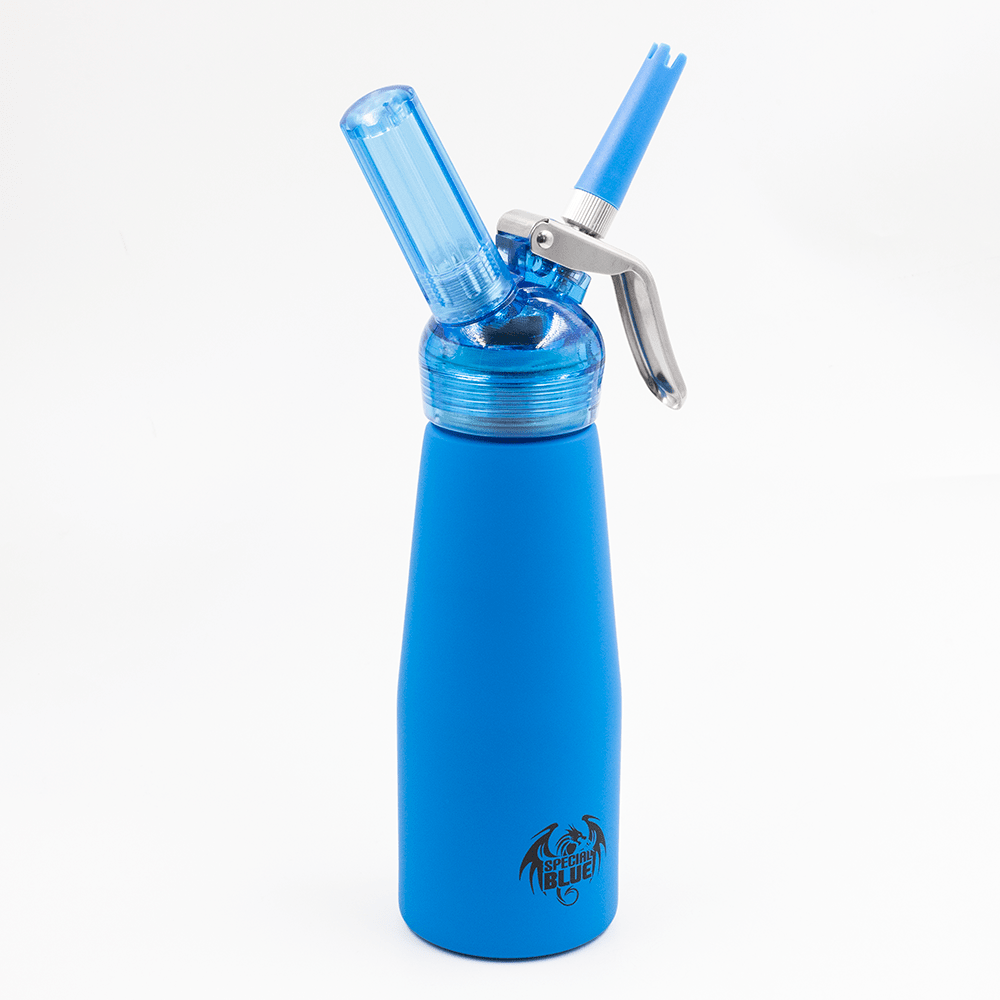 CREAM DISPENSER - 473ml BLUE PRINT SUEDE Special Blue