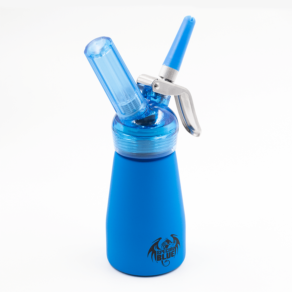 CREAM DISPENSER - 237ml BLUE PRINT SUEDE Special Blue