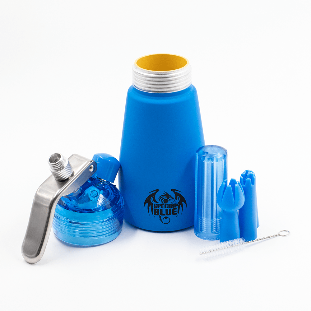 CREAM DISPENSER - 237ml BLUE PRINT SUEDE Special Blue