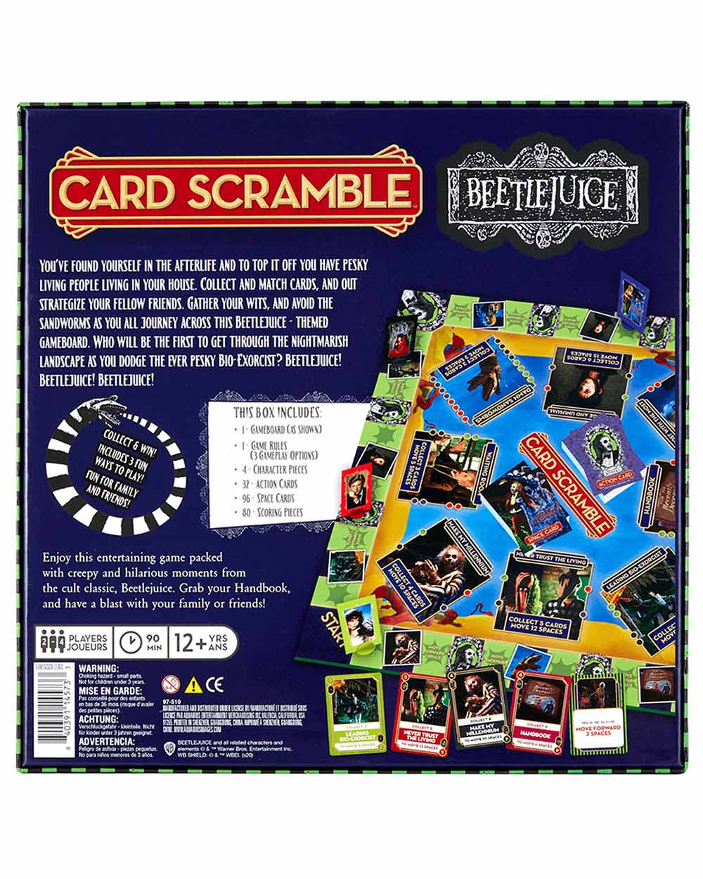 Games - Beetlejuice Card Scramble Bubblegum Stuff