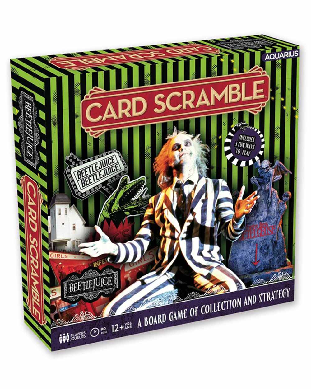 Games - Beetlejuice Card Scramble Bubblegum Stuff