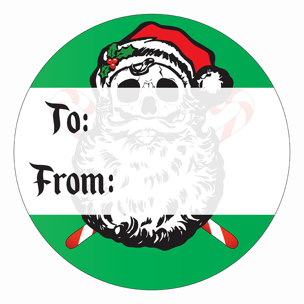 WAKE 'N' BAKE | 24 PACK OF TATTOO XMAS STICKERS Wake 'n' Bake