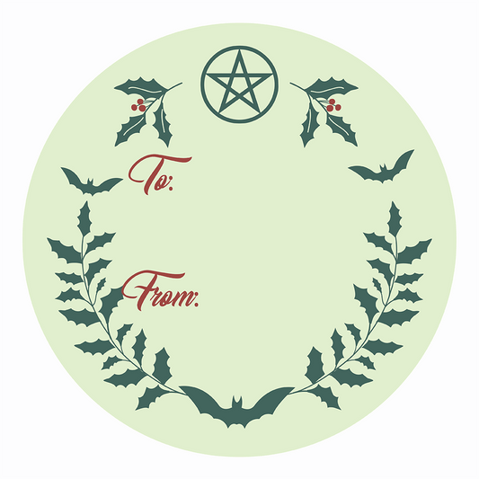 WAKE 'N' BAKE | 24 PACK OF SATANIC XMAS STICKERS Wake 'n' Bake