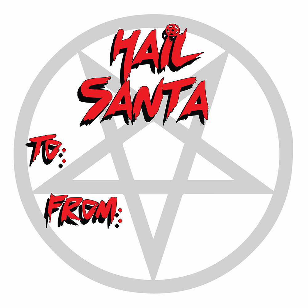 WAKE 'N' BAKE | 24 PACK OF SATANIC XMAS STICKERS Wake 'n' Bake
