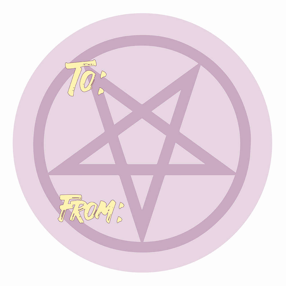 WAKE 'N' BAKE | 24 PACK OF SATANIC XMAS STICKERS Wake 'n' Bake