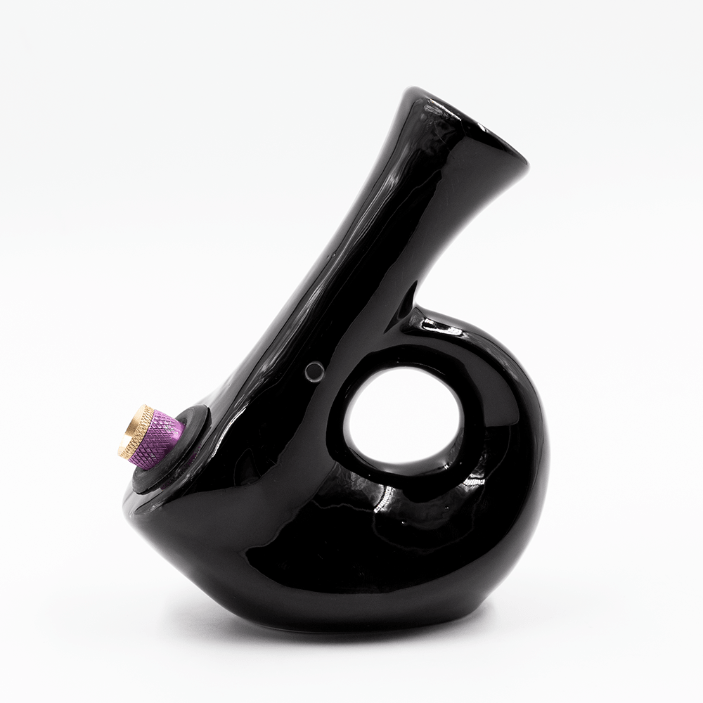 Walking Man Ceramic Bong - Black The Bong Shop