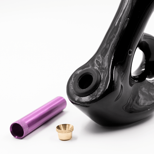 Walking Man Ceramic Bong - Black The Bong Shop