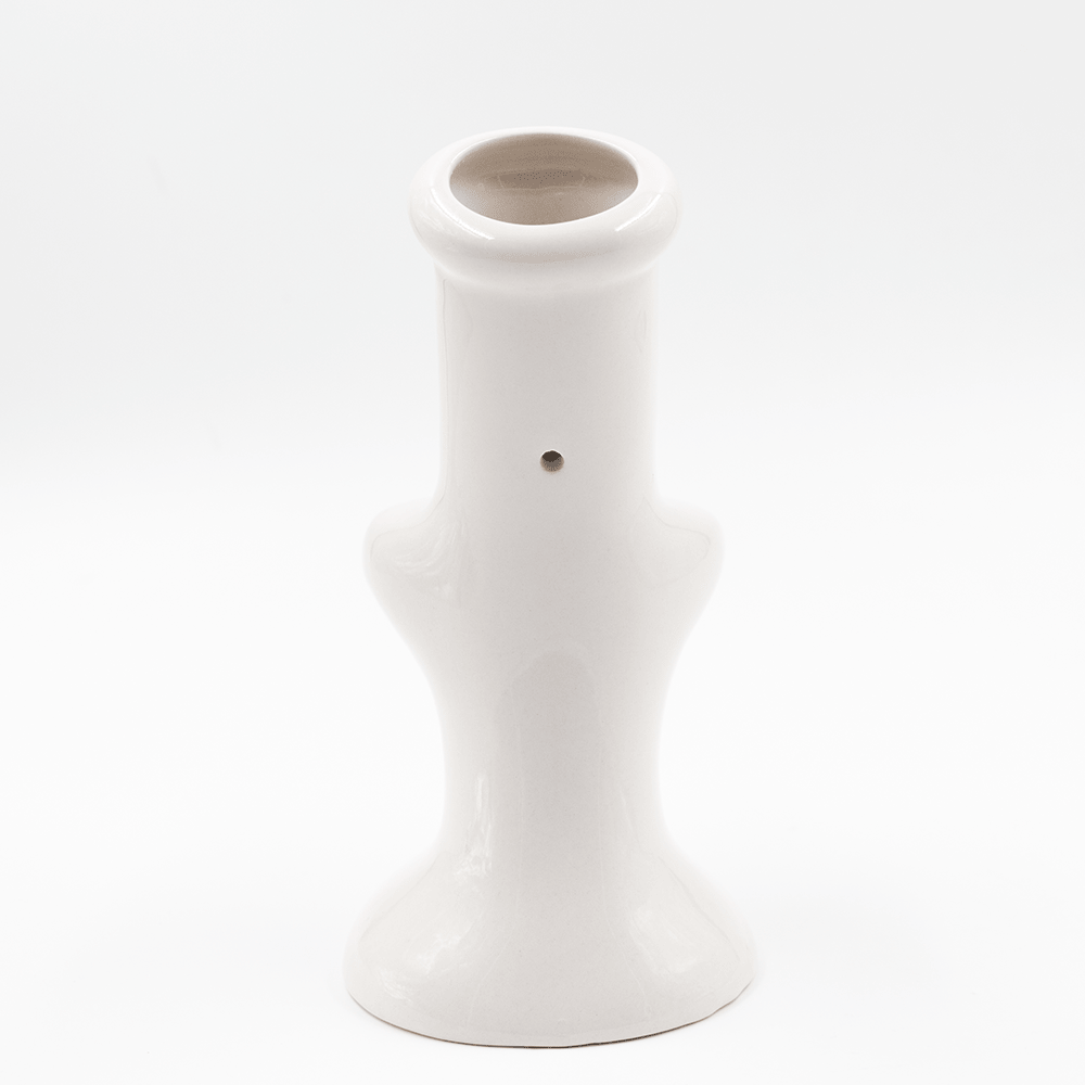 Ride Em Hard Iron Cross Ceramic Bong - White The Bong Shop