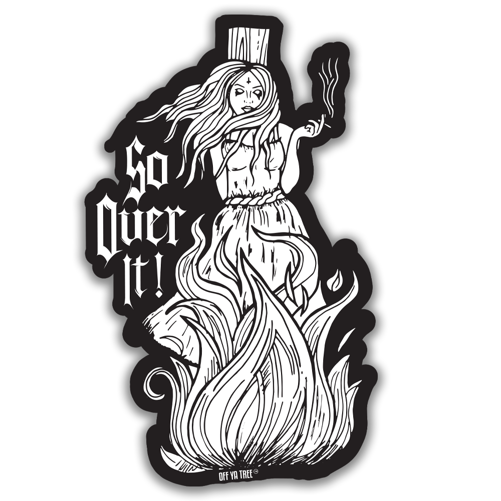 STICKER - OVER IT OYT Off Ya Tree
