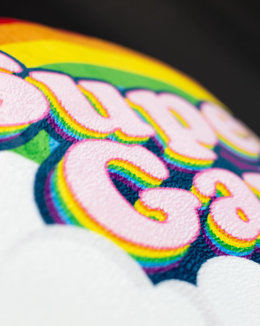 PILLOW - SUPER GAY ROUND 60x60cm WAKE N BAKE Wake 'n' Bake