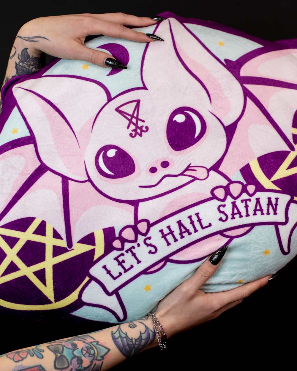 PILLOW - PINK PIGBAT 60cm WAKE N BAKE Wake 'n' Bake