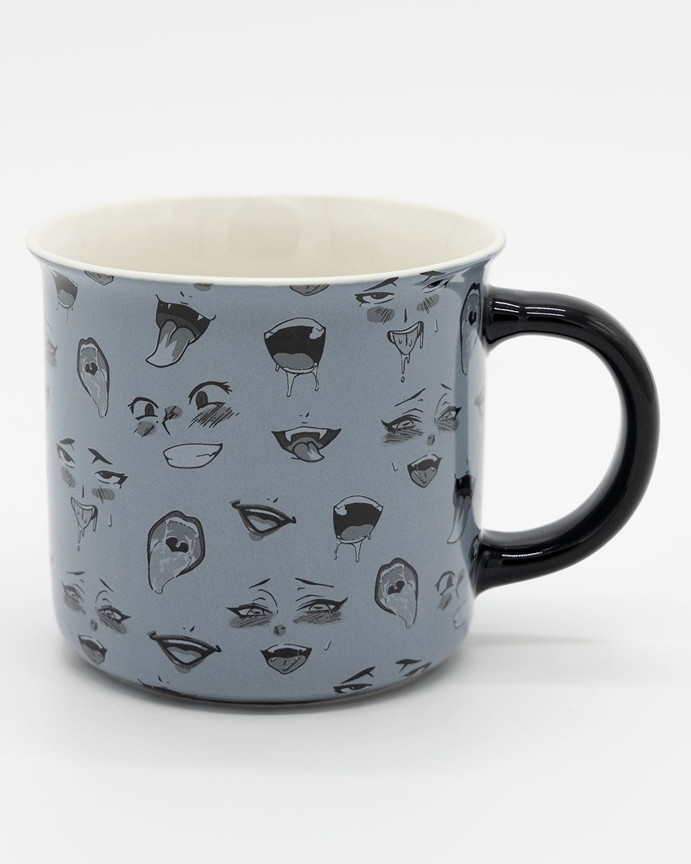 Ahegao Grey Mug Wake 'n' Bake