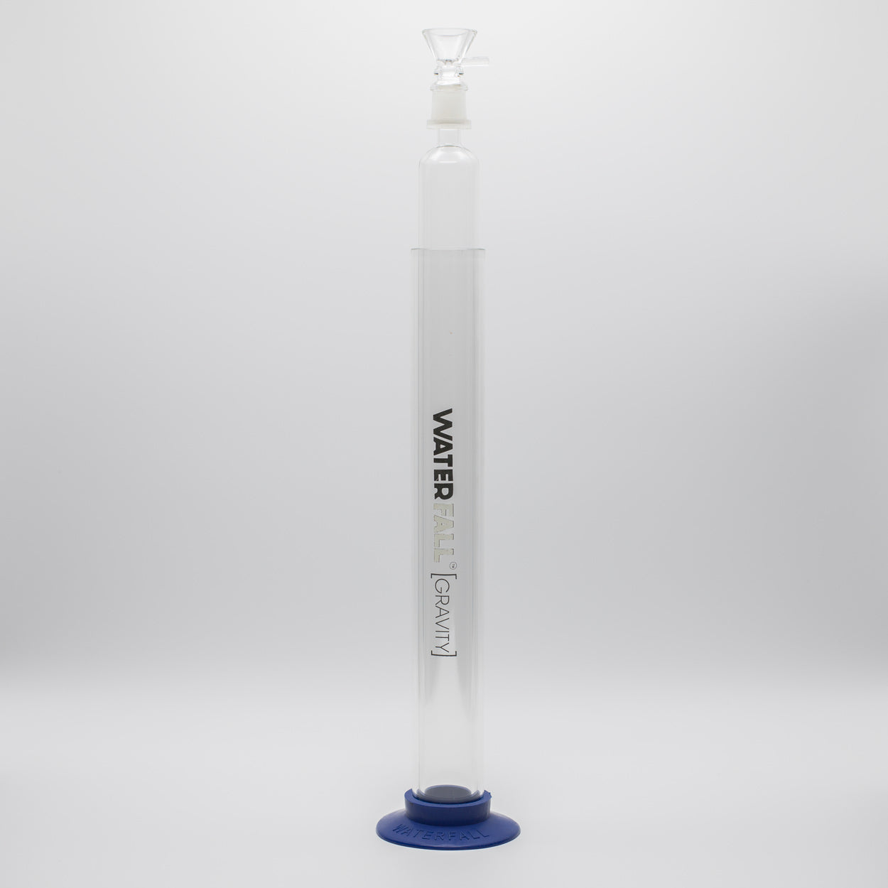 WATERFALL GRAVITY GLASS PIPE 53CM BLUE BASE Waterfall
