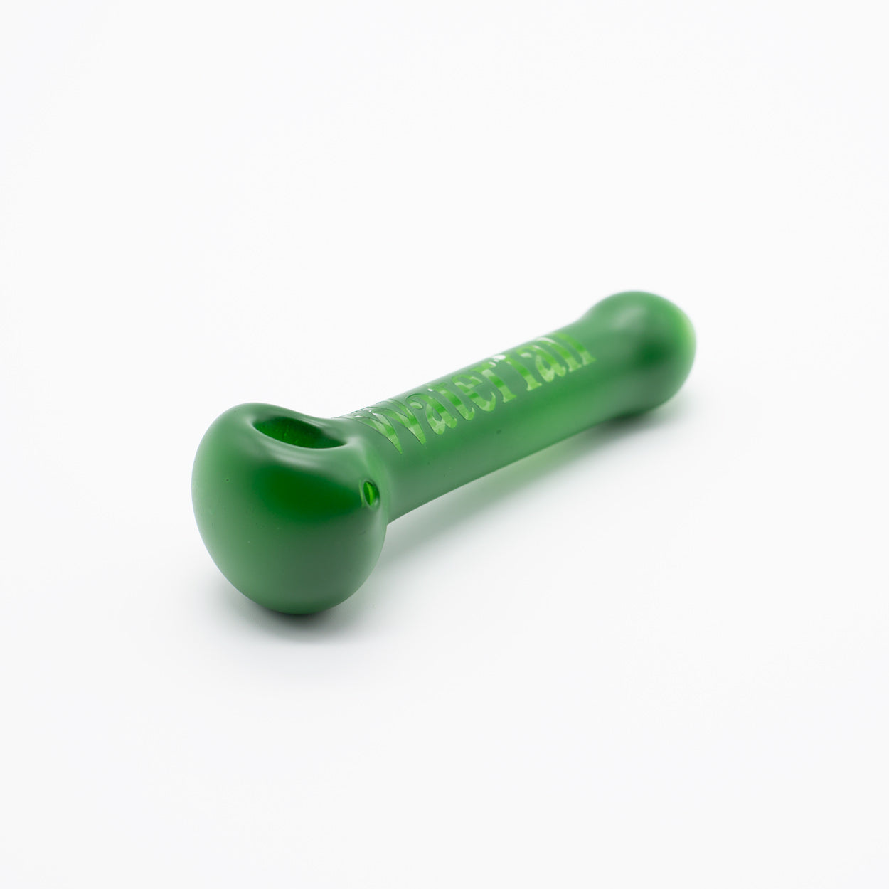 PIPE - GLASS DARK GREEN WATERFALL BRANDED Waterfall