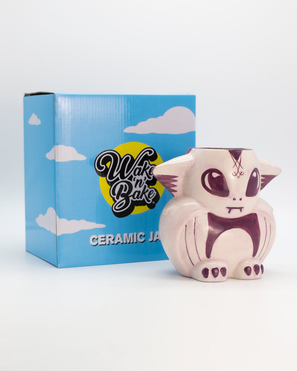 Purple Bat Buddy Jar Wake 'n' Bake
