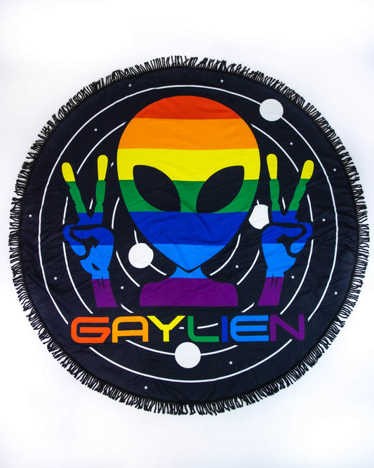 Gaylien Round Towel Wake 'n' Bake