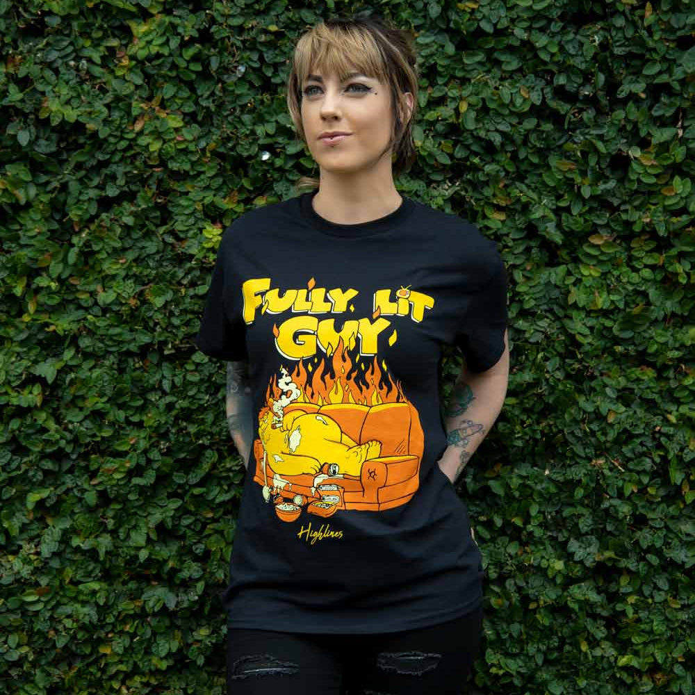 Fully Lit Guy T-Shirt Highlines
