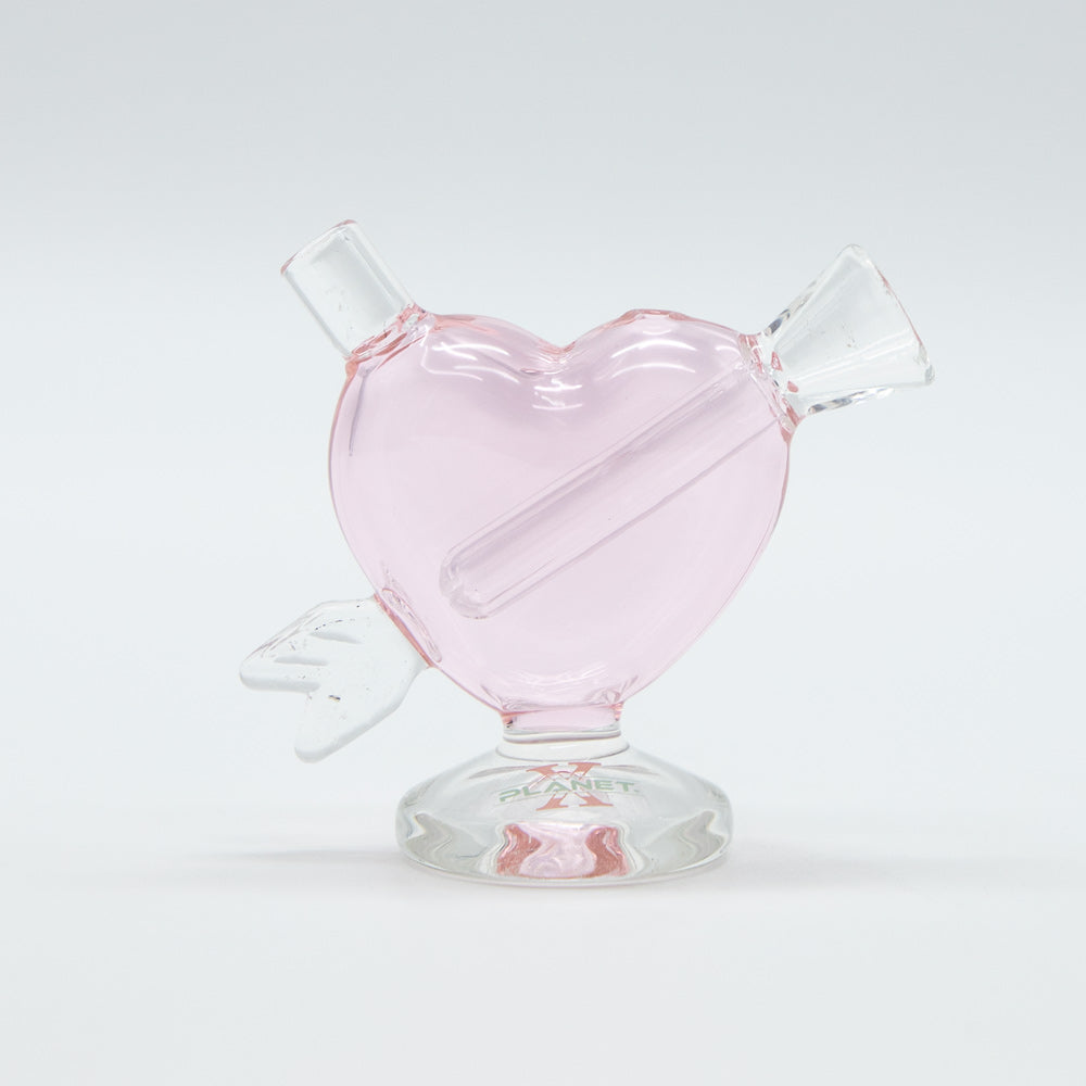 Cupids Heart-Shaped Pink Bubbler Planet X