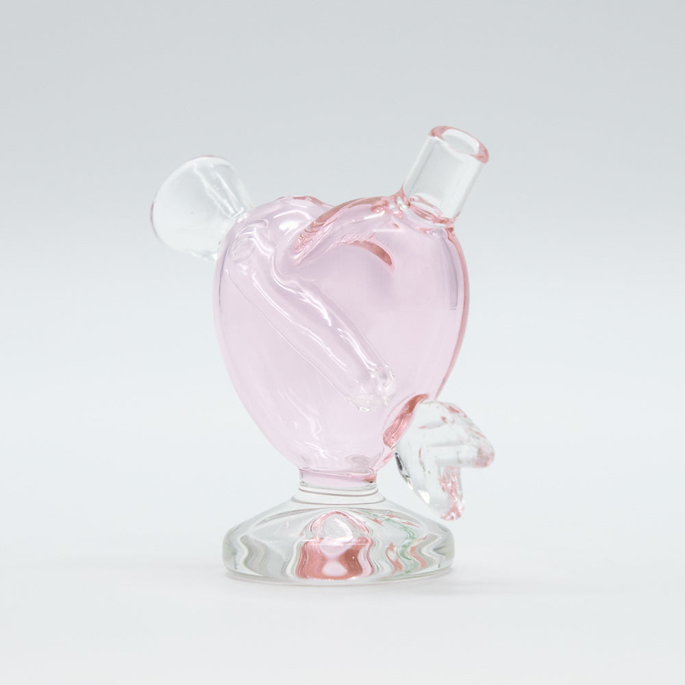 Cupids Heart-Shaped Pink Bubbler Planet X