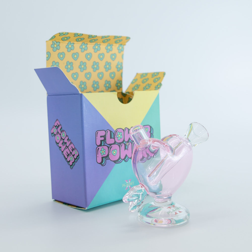 Cupids Heart-Shaped Pink Bubbler Planet X