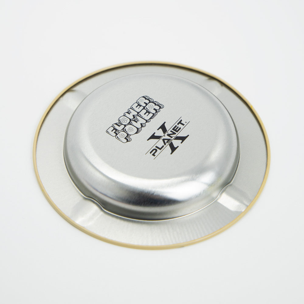 Flower Power Metal Ashtray Planet X